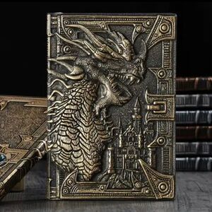 Embossed Dragon journal planner book diary manifest lined pages
